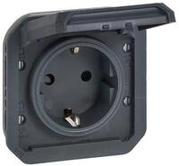 Legrand Plexo New Einsatz Schutzkontakt-Steckdose, Schraubklemmen (SK), IP 44,