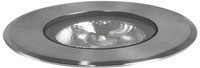 Brumberg HYBRIDE FLAT LED-Bodeneinbauleuchte, V4A, IP67 edelstahl, 420.0 lm, 3000 K,