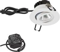 EVN LED Deckeneinbau, rund, schwenkbar, IP65, 220-240V, 6W, 3000K, 620lm, inkl.