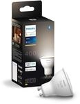 Philips Hue 400 White Smarter Spot, LED, GU10, 400lm, 4,2W, weiß (929003666901) Philips Hue 400 White Smarter Spot, LED, GU10, 400lm, 4,2W, weiß (929003666901)