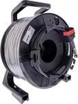 InLine Netzwerk-Kabeltrommel Outdoor, Cat.6A PUR RJ45, 90m, schwarz (78594A)