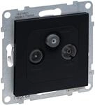 Legrand SEANO Durchgangsdose TV-R-SAT, HD-TV, Anschlussd&auml;mpfung: 14 dB,...