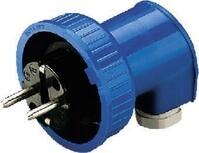 MENNEKES (10818) Schuko-Winkelstecker, blau