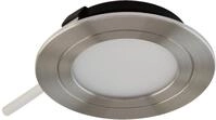 EVN LED Deckeneinbauleuchte - rund - chrom-satiniert IP20 - 350mA, 3W, 210lm,...