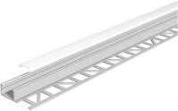 EVN APFL-Serie Alu Fliesenprofil mit Abdeckung, 200cm (APFL1AM200)