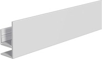 EVN Profilblende, Aluminium-Profil, 200cm, Alu eloxiert (APWB200)