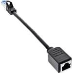 InLine Patchkabel Verl&auml;ngerung, RJ45 Protektor, S/FTP (PiMf), Cat.6A, 0,2m...