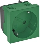 OBO Bettermann STD-D3S MZGN1 Steckdose 33&deg;, 1-fach, Schutzkontakt (6120077)