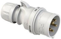 PCE SHARK CEE-Stecker, 16A, 5p, 1h, IP44/IP54, grau (015-1)