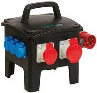 Walther Werke (6493025) Tragbare Vollgummi-Steckdosenkombination IP44 In: 32A...