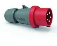 Bals Stecker INNOLINQ QC-Anschlusstechnik, 32A, 5p, 400V, 6h, IP54, rot (201)