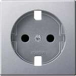 Merten MEG2330-0460 Zentralplatte f&uuml;r SCHUKO-Steckdosen-Einsatz, BRS, System M,