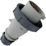 MENNEKES Stecker AM-TOP, 5 p, 16 A, Schraubkontakt, grau (3651)