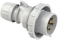 PCE SHARK CEE-Stecker, 32A, 5p, 1h, IP67, grau (0252-1)