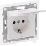 Legrand SEANO Schutzkontakt-Steckdose, Steckklemmen, 16 A, 250 V, mit erh&ouml;htem