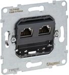 Legrand SEANO Einsatz Datendose 2 x RJ45, Kat. 6A, UTP, ungeschirmt,...