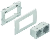 Kleinhuis KES-2.3.3 2-fach Steckdoseneinheit, vorkonfektioniert, NV=250V/16A,