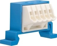 Hager VZ456N Volta Klemmen, QuickConnect, f&uuml;r FI-Terminal, f&uuml;r Hutschiene, blau