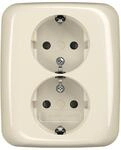 Busch-Jaeger 202 EUJB-212 Schuko Doppelsteckdose, wei&szlig; (2TKA00003897)