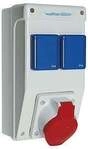 Walther Werke (6570105) Kunststoff-Steckdosenkombination IP44 In: 16A mit einem