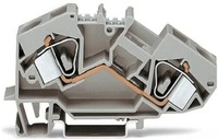 Wago 783-601 2-Leiter-Durchgangsklemme, 16 mm&sup2;, grau