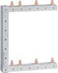 Hager KCF563R Phasenschiene senkrecht, 3-polig + N, kompakt, 63A, rechts, L1N-L2N-L3N
