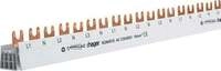 Hager KDN451E Phasenschiene, 3-polig + N, 80A, Gabel, 16mm&sup2;, 54 Module, L&auml;nge