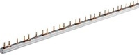 Hager KB309N Phasenschiene, 3-polig, mit Stiftanschluss, 10mm&sup2;, 63A, 39 Module