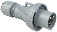 PCE POWER TWIST CEE-Stecker, 63A, 5p, 1h, IP67, grau (035-1)