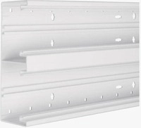 Hager BR652101D9016 Br&uuml;stungskanal-Unterteil BR 68x210mm, 2x80mm Oberteile, 2m,