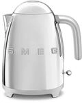 Smeg KLF03SSEU 50s Style Wasserkocher, 2400 W, 1,7L, Soft Opening Kannenverschluss,