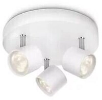 Philips Star Dimmbare LED Dreier-Spotleuchte, 13,5W, 1500lm, 2700K, wei&szlig;