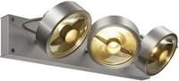 SLV KALU Wand- und Deckenleuchte, QPAR111, dreiflammig, aluminium geb&uuml;rstet,...