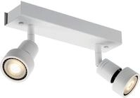 SLV PURI 2, Wand- und Deckenleuchte, zweiflammig, QPAR51, max. 100 W, mit Dekoring, v