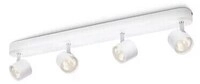 Philips Star Dimmbarer LED Viererspot, 18W, 2000lm, 2700K, wei&szlig; (915004146501)