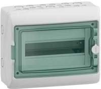 Schneider Electric Kaedra Kleinverteiler, Mureva Enclosure, 1x 12 TE, IP65, hellgrau