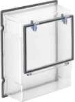 Hager ZAY300A Z&auml;hlerfeldabdeckung, Zubeh&ouml;r, IP54, 300 mm, Klarsicht, mit T&uuml;r, f&uuml;r