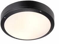 Nordlux Desi 28 Deckenleuchte, IP44, E27, 2x12W, schwarz (77646003)