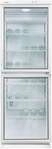 Exquisit GKS350-2-GT-280D Glast&uuml;r-K&uuml;hlschrank, 60 cm breit, 320l, wei&szlig;