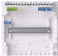 STRIEBEL & JOHN AK612N2 Verteiler AP 12PLE 1RE ohne T&uuml;r, 328x339x99mm