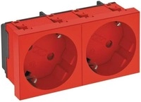 OBO Bettermann STD-D3S SRO2 Steckdose 33&deg;, 2-fach, Schutzkontakt (6120109)