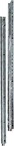 Hager UN05A Tragschienen, universN, L&auml;nge: 750 mm, f&uuml;r Schr&auml;nke ab 160 mm Tiefe (2