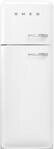 Smeg FAB30LWH6 50s Style Retro Stand K&uuml;hl-Gefrierkombination, 60 cm breit, 294...
