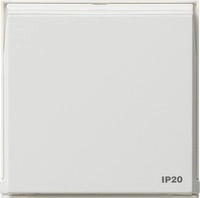 Steckbare Abdeckhaube mit Zwischenplatte (55 x 55 mm) (IP 20) f&uuml;r z.B.