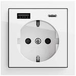 Gira SCHUKO SP USB-Spannungsvers. 2f Typ A/C Fl&auml;chenschalter Reinwei&szlig; (245970)
