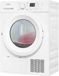 Exquisit TWP803-031D EEK: D 8kg W&auml;rmepumpentrockner, 60 cm breit, Restlaufanzeige,