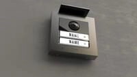 M-E VDV-2020-A Video Au&szlig;enstation RFID ALU 2-Familienhaus (AP), anthrazit (41267)