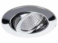 Brumberg LED-Einbaustrahler, 7W, 740lm, 2700K, chrom (12261023)