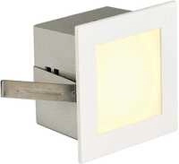 SLV FRAME BASIC, Einbauleuchte, LED, 3000K, eckig, inkl. Blattfedern, wei&szlig; matt