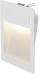 SLV DOWNUNDER PUR 155 Wandeinbauleuchte, LED, 3000K, eckig, wei&szlig;, inkl. Blattfedern